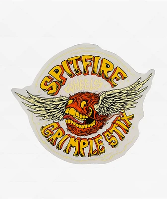 Spitfire x Grimple Stix Flying Grimple Sticker