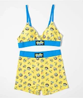 SpongeBob SquarePants Silly Face Yellow & Blue Underwear Set