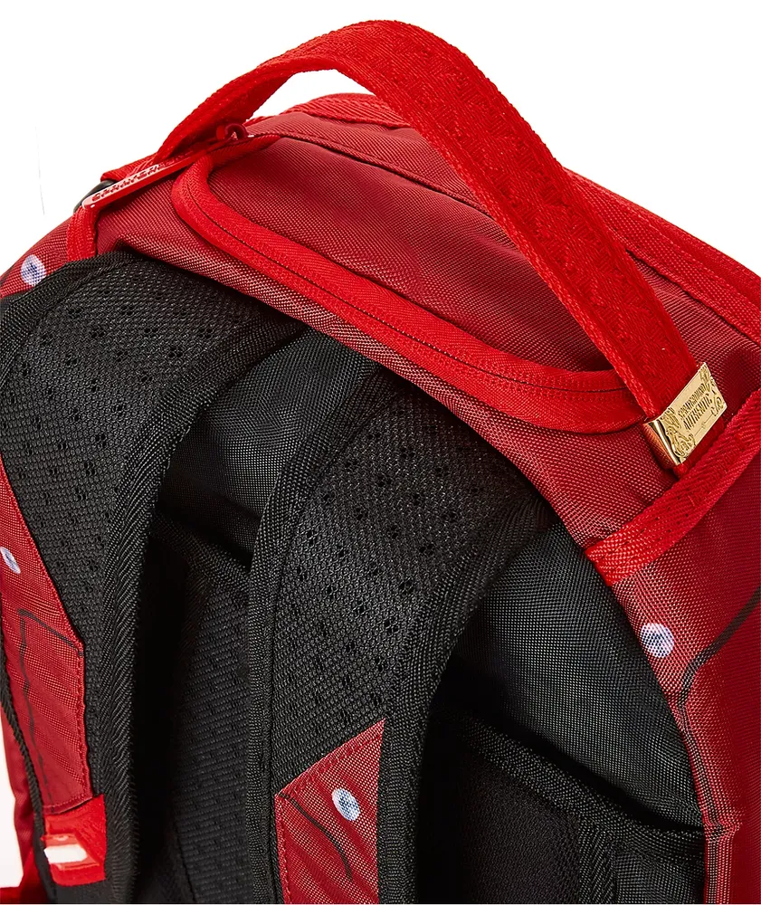 Sprayground Break Shark Red & Clear Backpack