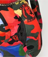 Sprayground Camoburst Red Bear Backpack