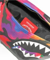 Sprayground Camoburst Saavy Leather Shoulder Bag