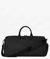 Sprayground Censored Black Checker Duffle Bag