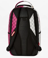 Sprayground Checker Split Pink & Cream Backpack