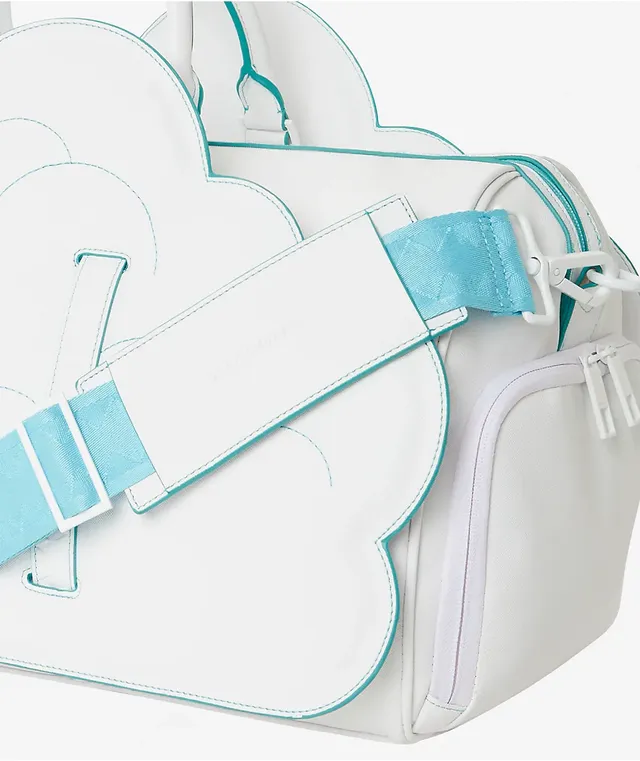 Sprayground Cloud White Duffle Bag