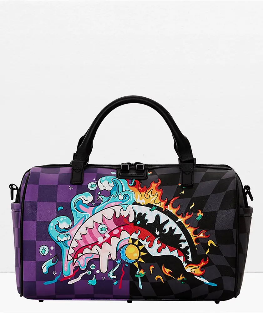 Sprayground Crazy Eyes Mini Duffle Bag