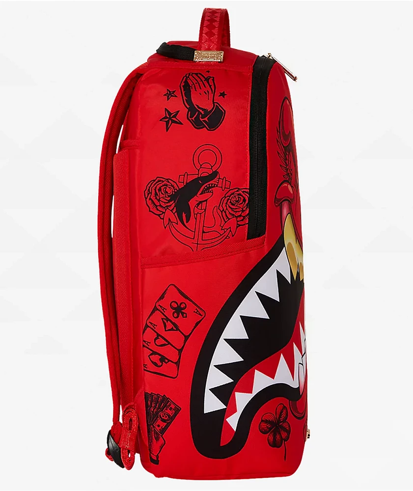 Sprayground Diablo Big Mean Shark Bite Backpack