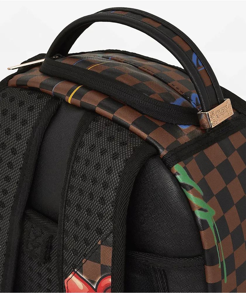 Sprayground Diablo Villain Brown Backpack