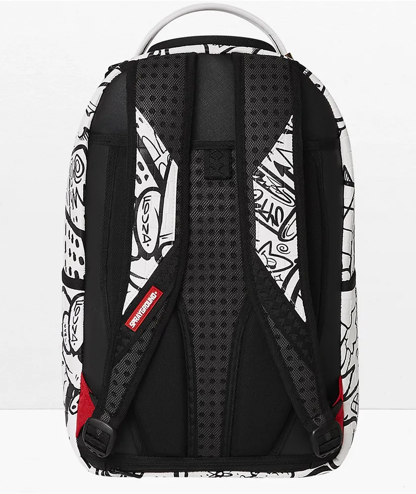 Sprayground Doodle Black & White Backpack
