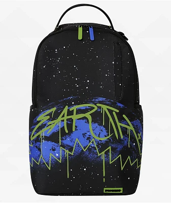 Sprayground Earth Day Black Backpack