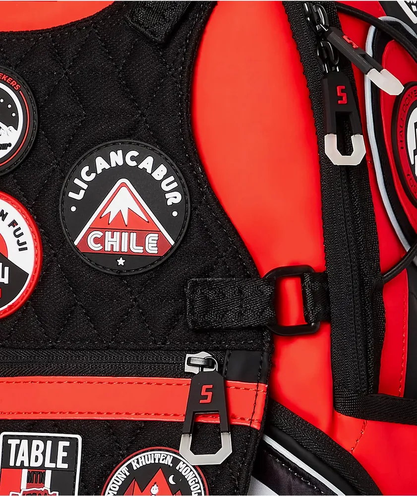 Sprayground Expedition Red & Black Backpack
