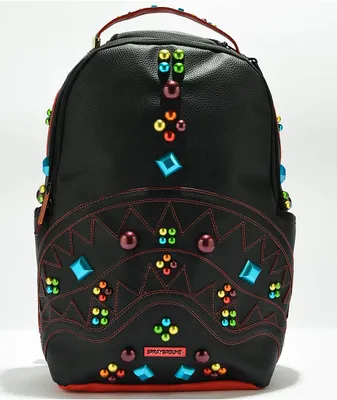 Sprayground Unisex Checkerboard Stud-Embellished Backpack