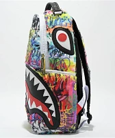 Sprayground Graffiti Faux Fur Backpack