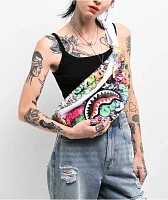 Sprayground Graffiti Faux Fur Fanny Pack