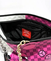 Sprayground Ive Got Options Moneybear Pink & Cream Tote Bag