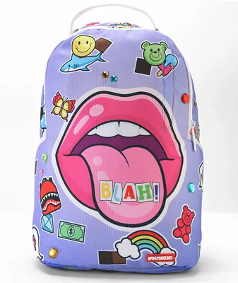 Sprayground Lip Service DLXSR Purple Backpack