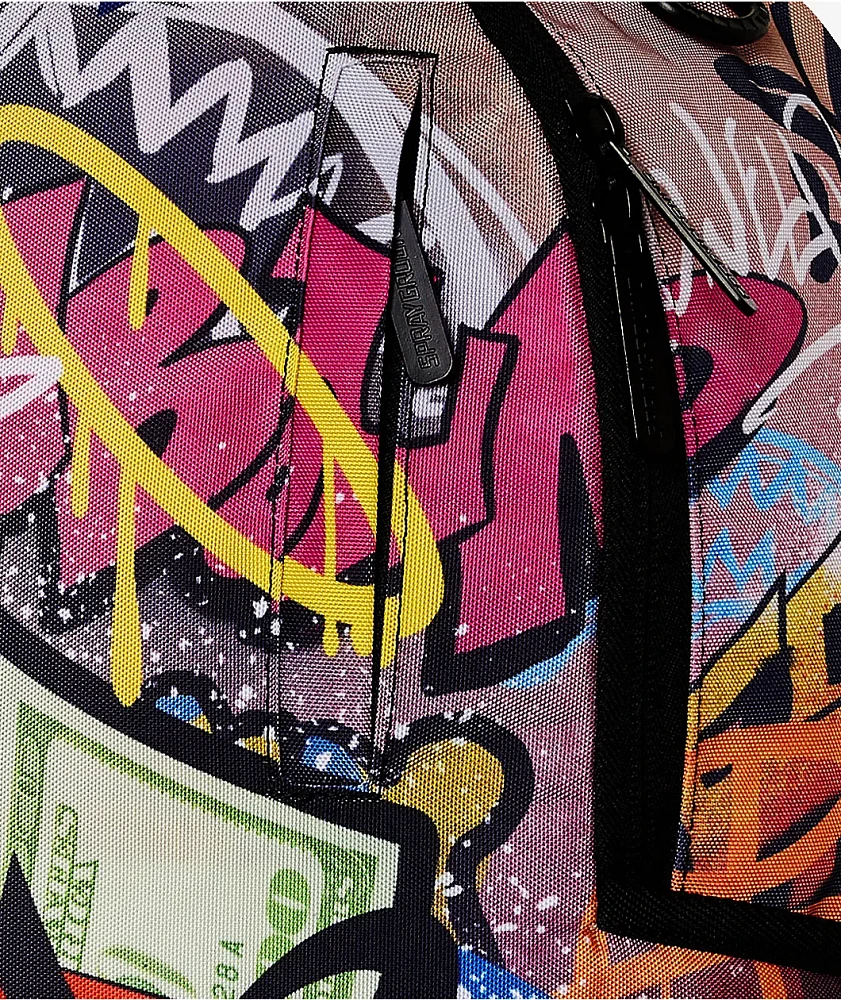 Sprayground Money Makes The World Backpack