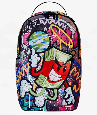 Sprayground Money Makes The World Backpack