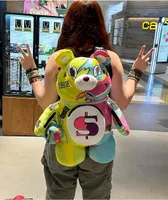 Sprayground Moneybear Split Weird Multicolored Bear Backpack