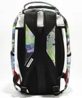Sprayground Neon Camo Money DLX Backpack