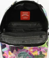 Sprayground Neon Camo Money DLX Backpack