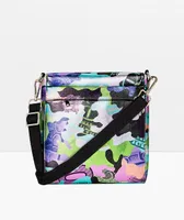 Sprayground Neon Camo Money Messenger Bag 