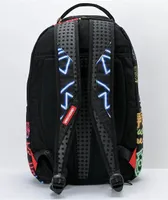 Sprayground Neon Shujuki Black Backpack