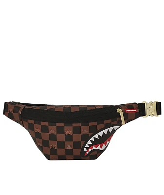 Sprayground Peeking Character Checker Fanny Pack