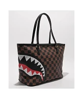 Sprayground Peeking Checker Tote Bag