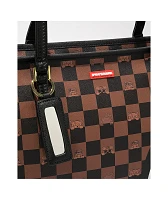 Sprayground Peeking Checker Tote Bag