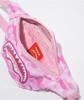 Sprayground Pink Camo Faux Fur Fanny Pack