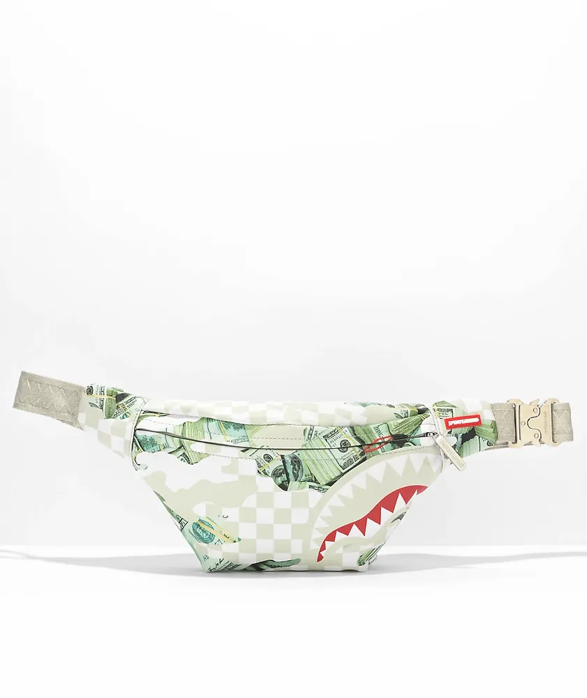 Sprayground Powder Savvy Checkered Fanny Pack