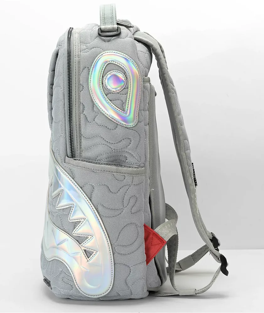 Sprayground Quilted Northern DLX Grey Backpack