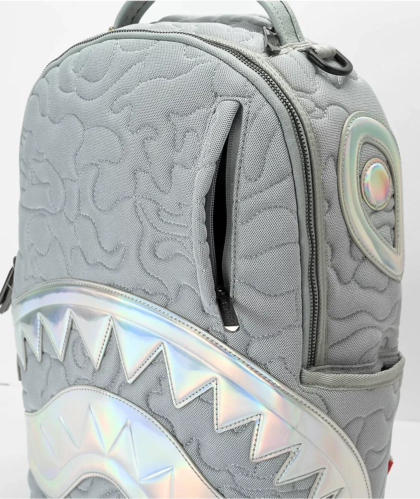 Sprayground Quilted Northern DLX Grey Backpack