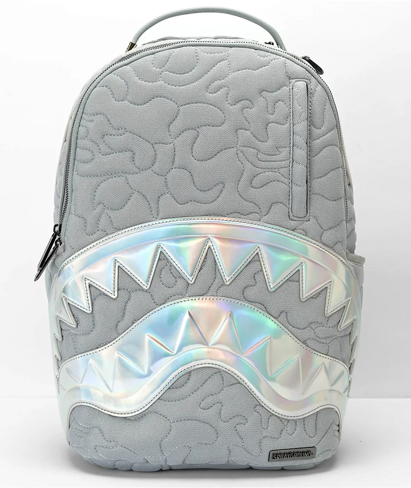 Sprayground Quilted Northern DLX Grey Backpack