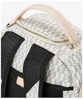 Sprayground Rose Money Checkered White & Grey Backpack