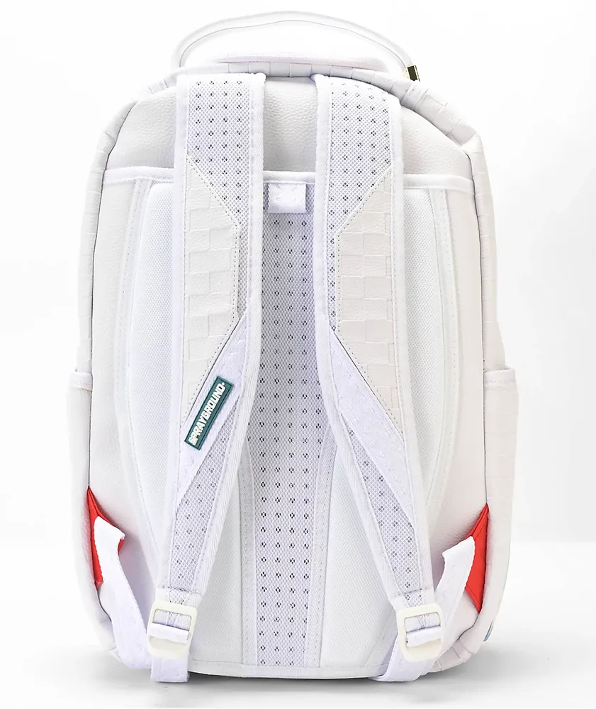 Sprayground Shark Trip DLXSV White Backpack