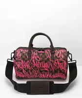 Sprayground Sharks In Paris Brown Mini-Duffel bag