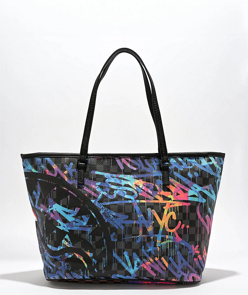 Sprayground Sharks In Stickers Tote Bag