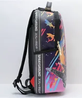 Sprayground Sharkuza DLX Purple Leather Backpack