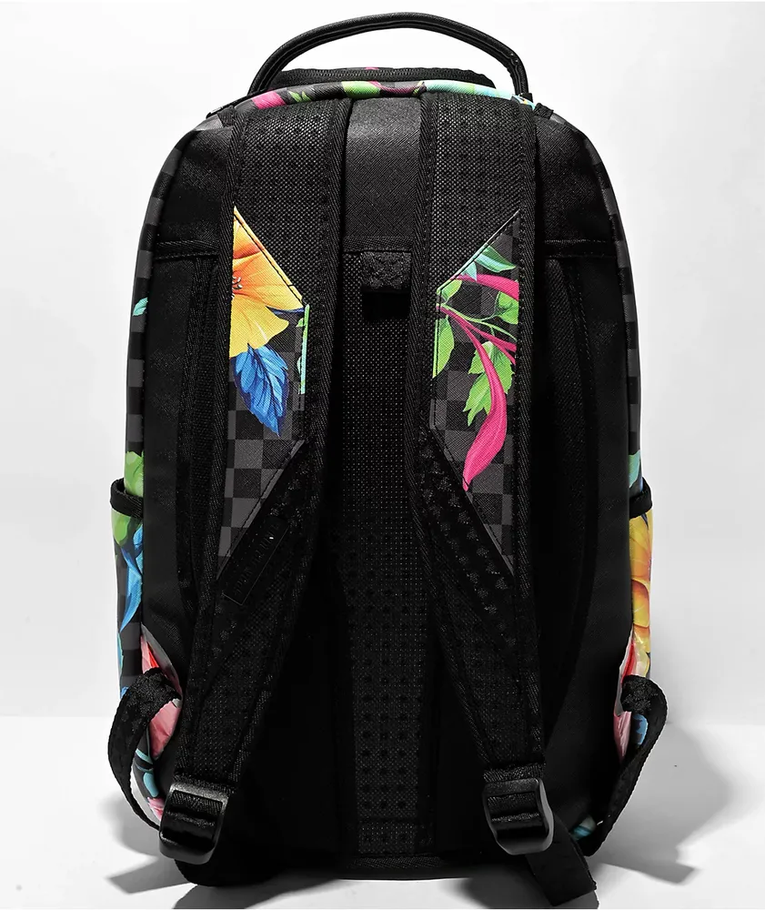 Sprayground Sip Neon DLXSV Black Checker Backpack 