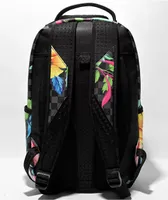 Sprayground Sip Neon DLXSV Black Checker Backpack 