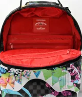 Sprayground Sip Neon DLXSV Black Checker Backpack 