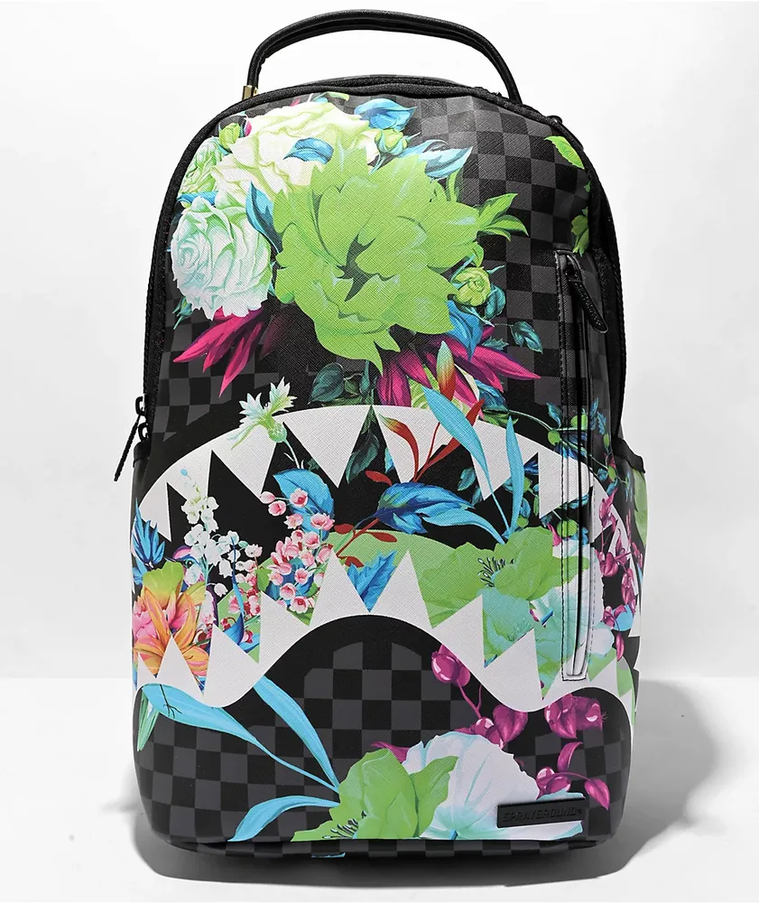 Sprayground Sip Neon DLXSV Black Checker Backpack