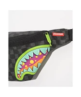 Sprayground Slime Takeover Checker Fanny Pack