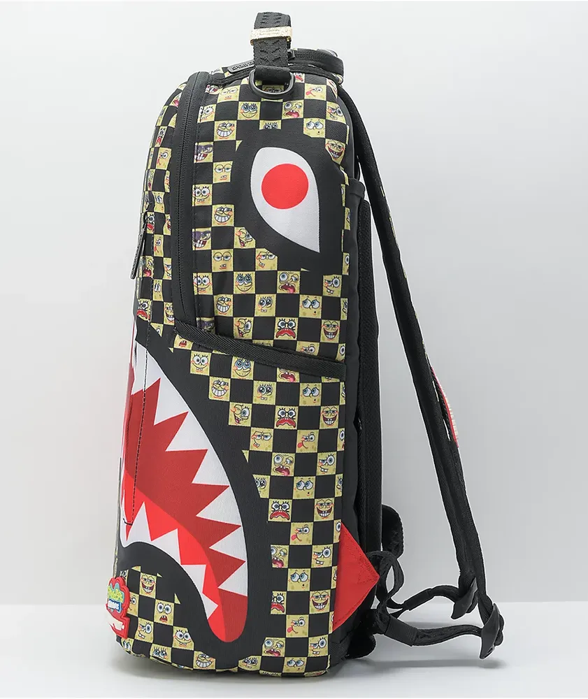 Sprayground Spongebob Checkered Backpack