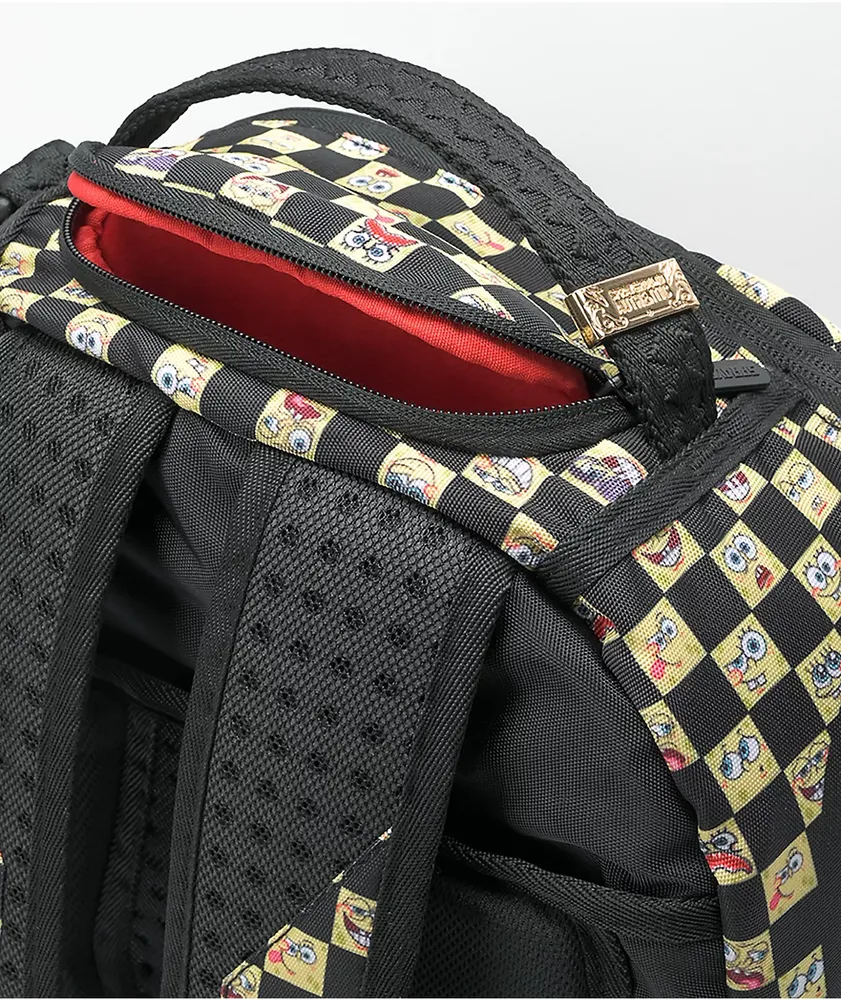 Sprayground Spongebob Checkered Backpack