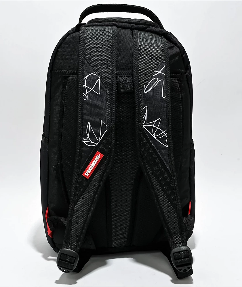 Sprayground Success Scribble Black Backpack