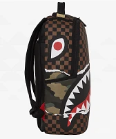 Sprayground Tear It Up Brown Checker Backpack