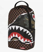 Sprayground Tear It Up Brown Checker Backpack