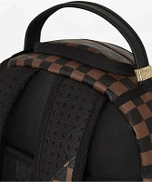 Sprayground Tear It Up Brown Checker Backpack